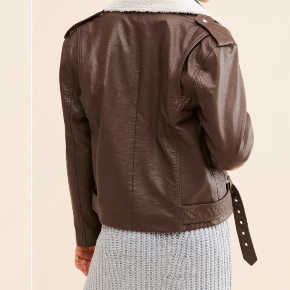 Blaine Sherpa Moto Jacket, Brand: Pistola